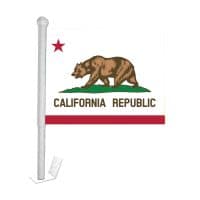 California Window Clip-on Flag