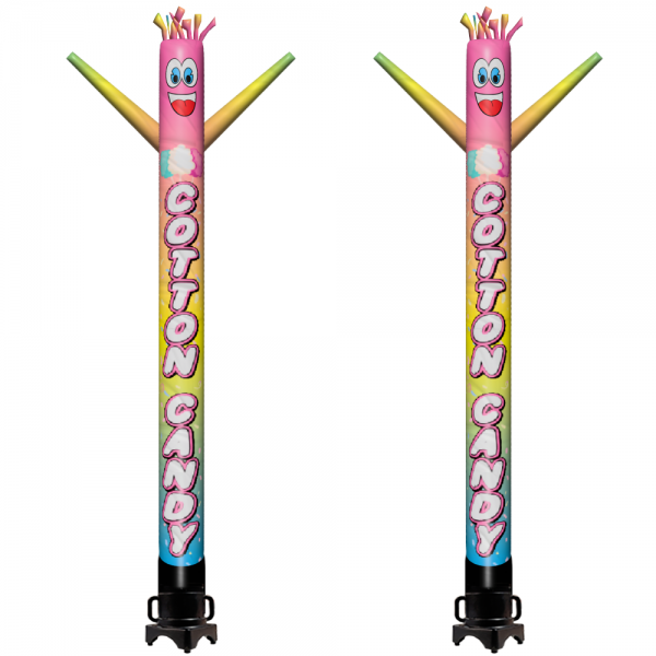 Custom air inflatable dancer tube men pack of 2 - Cotton Candy