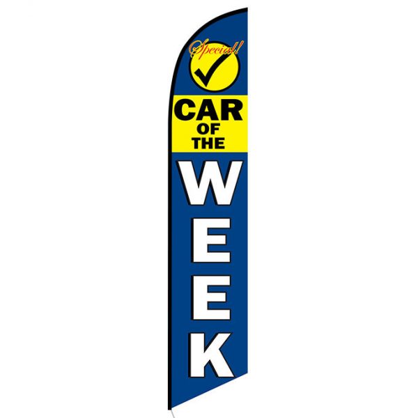 Car of the Week feather flag