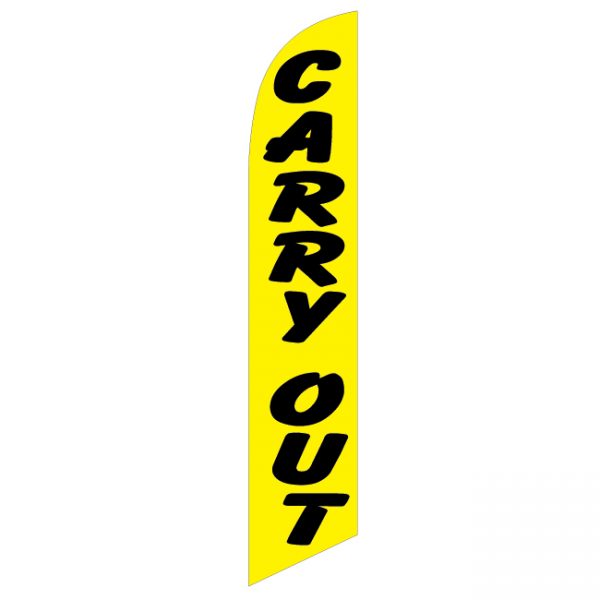 Carry Out Feather Flag - FFN-99927