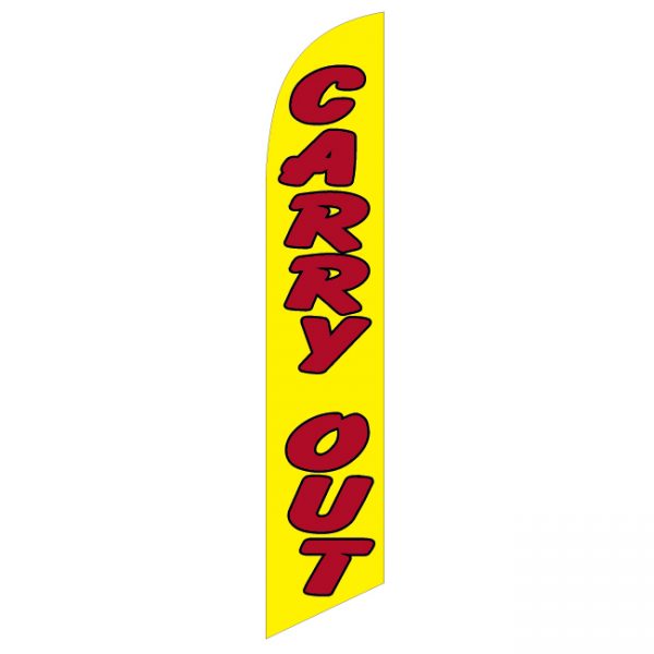 Carry Out Feather Flag - FFN-99925