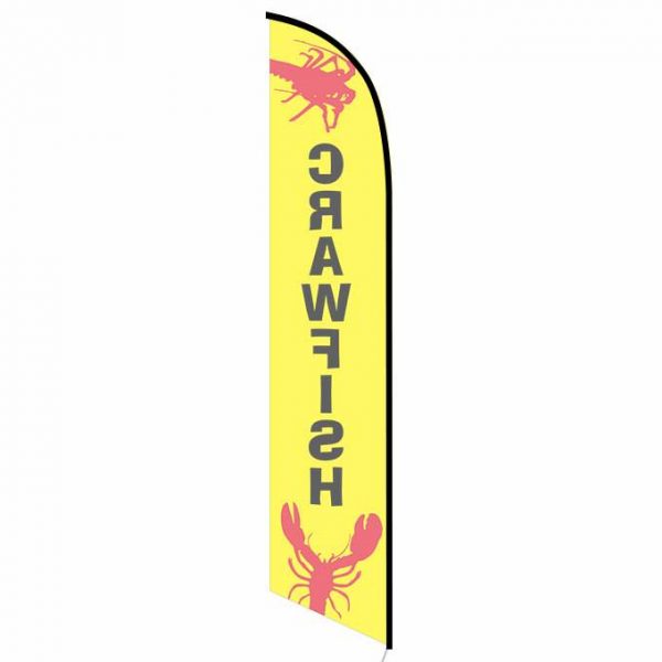 Crawfish Feather Flag