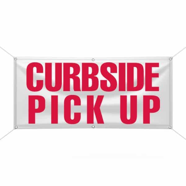 Curb Side Pick Up Banner