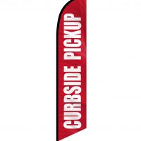 Curbside Pickup Feather Flag FFN-CP-02451