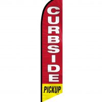 Curbside Pickup Feather Flag FFN-CP-02454