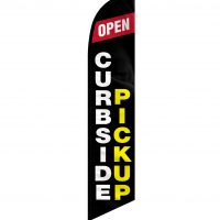Curbside Pickup Feather Flag FFN-CP-02455