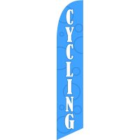 Cycling Feather Flag Kit with Ground Stake
