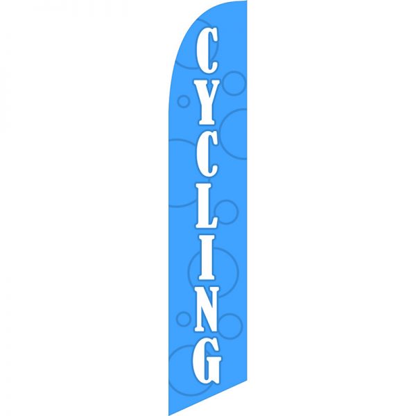 Cycling Feather Flag