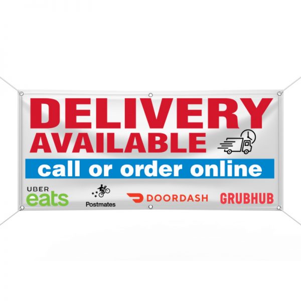 Delivery Available Banner