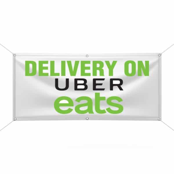 Delivery on Uber Eats Banner