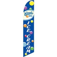 Dippin Dots Feather Flag Kit with Ground Stake