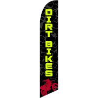 Dirt Bikes Feather Flag Kit with Ground Stake