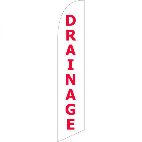 Drainage Feather Flag