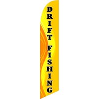 Drift Fishing Feather Flag Kit with Ground Stake