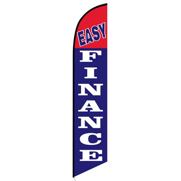 Easy Finance feather flag