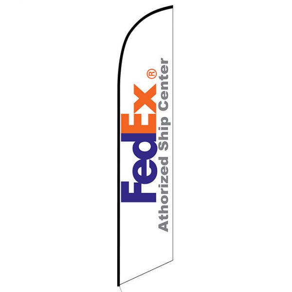 FedEx Authorized Ship Center feather flag