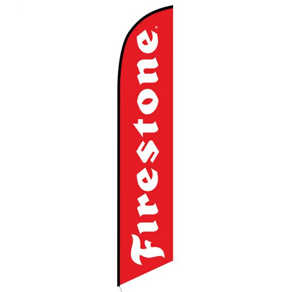 Firestone feather flag