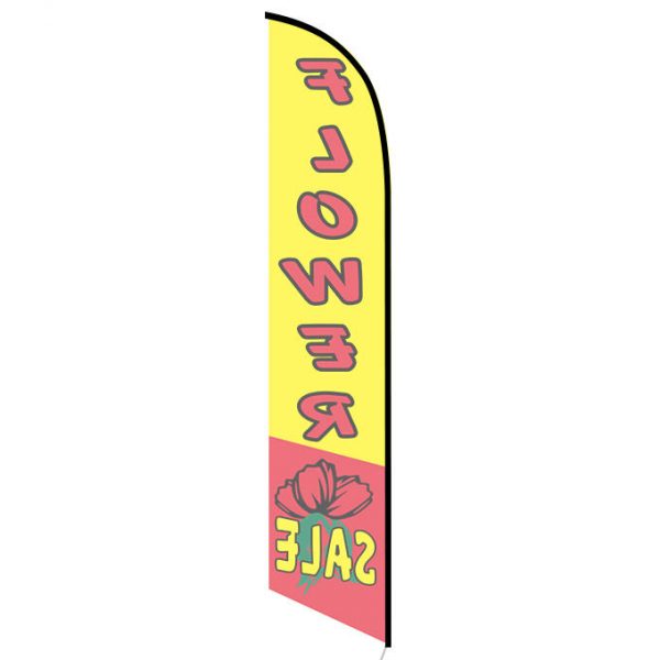Flower Sale banner flag