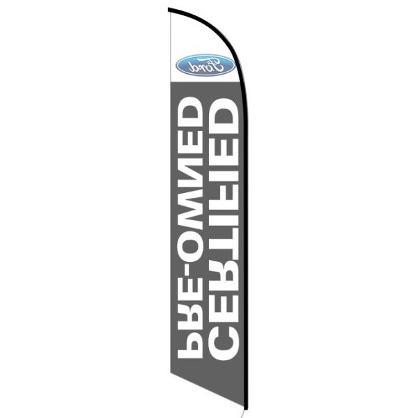Ford Certified Pre-owned feather flag