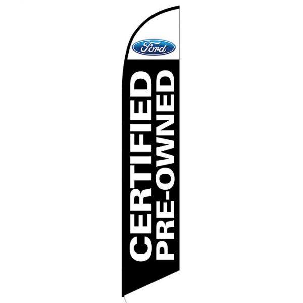 Ford Certified Pre-owned feather flag