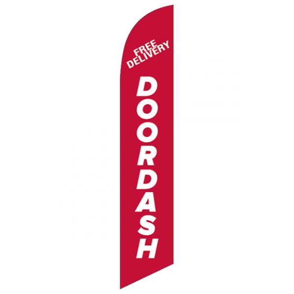 Free Delivery Doordash-Feather-Flag-FFN-99944