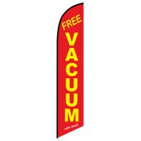 Free Vacuum with wash feather flag