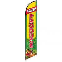 Fresh Produce (Red & Yellow) Feather Flag