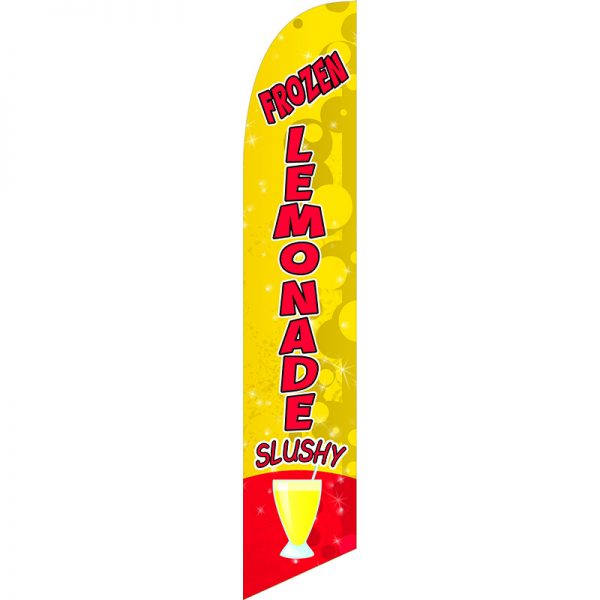 Frozen Lemonade Feather Flag