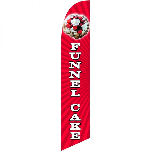 Funnel Cake Feather Flag