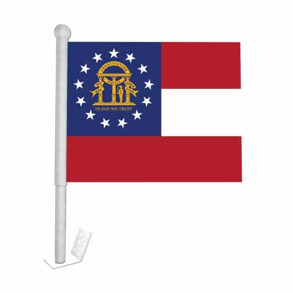Georgia State Car Flag
