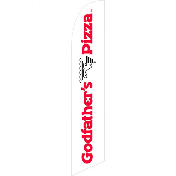 Godfathers Pizza Feather Flag