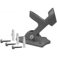 Gray Flag Pole Mount for 3×5 Flagpole, Includes Set of Screws