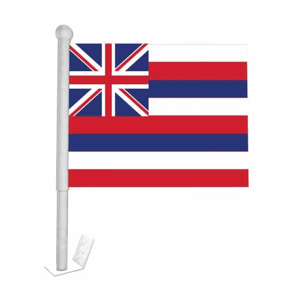 Hawaii State Car Flag