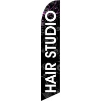 Hair Studio Feather Flag Kit with Ground Stake