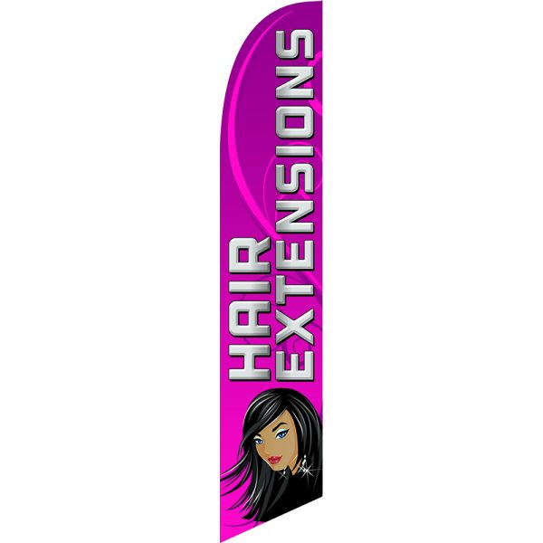Hair Extensions Feather Flag