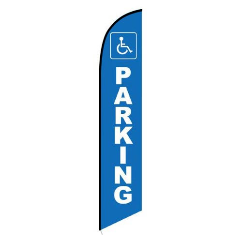 Handicap Parking feather flag