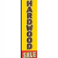 Hardwood Sale Rectangle Flag