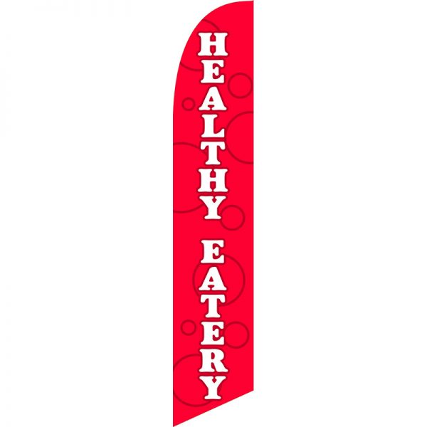 Healthy Eatery Feather Flag