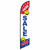 Here Sale Here Feather Flag