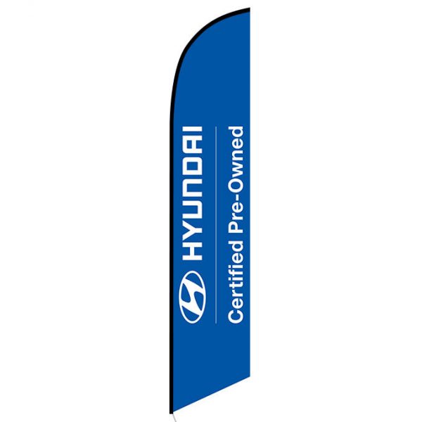 Hyundai CPO feather flag