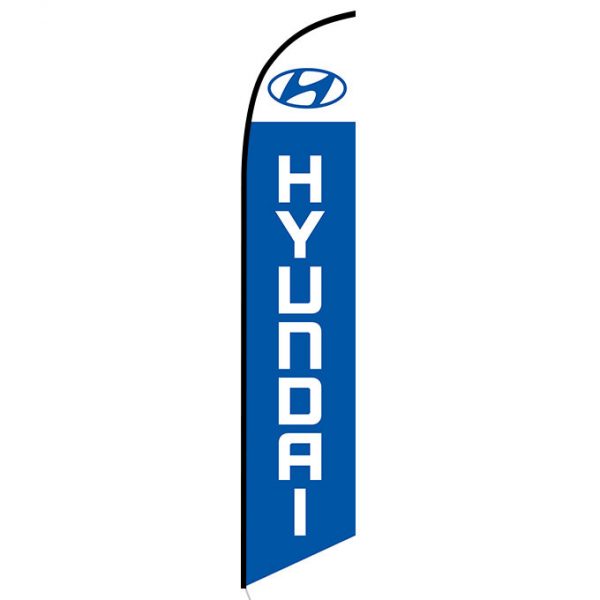 Hyundai feather flag