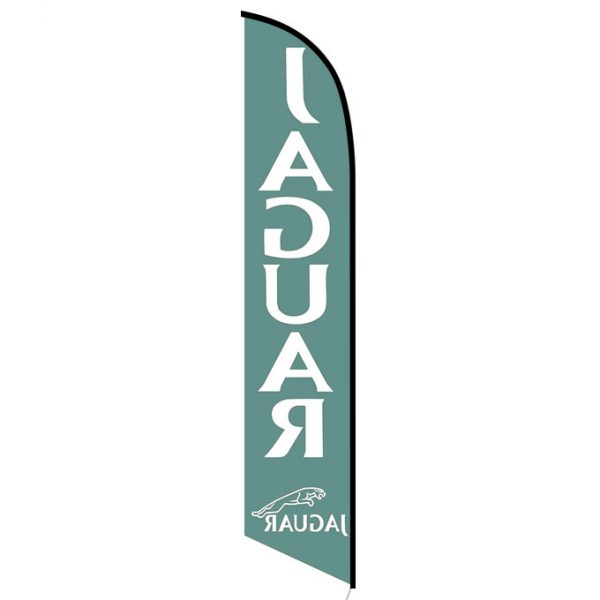 Jaguar feather flag