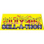 July 4th Sell-a-thon windshield banner