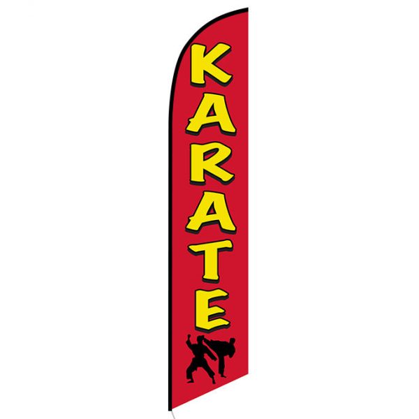 Karate feather flag