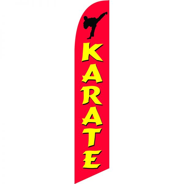 Karate 02 Feather Flag