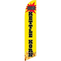 Kettle Corn Feather Flag Kit with Ground Stake