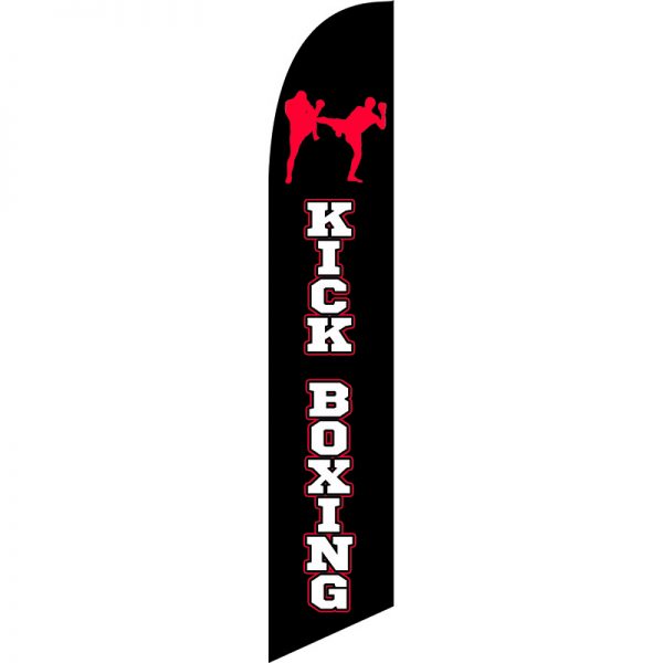 Kick Boxing Feather Flag