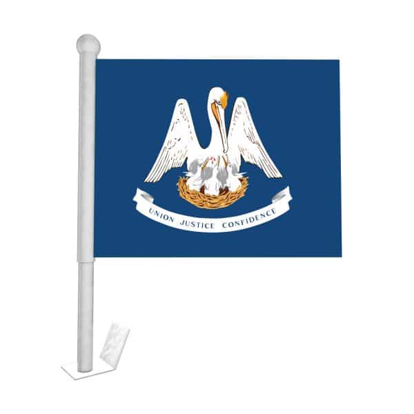 Louisiana State Car Flag