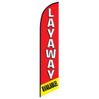 Layaway Available feather flag