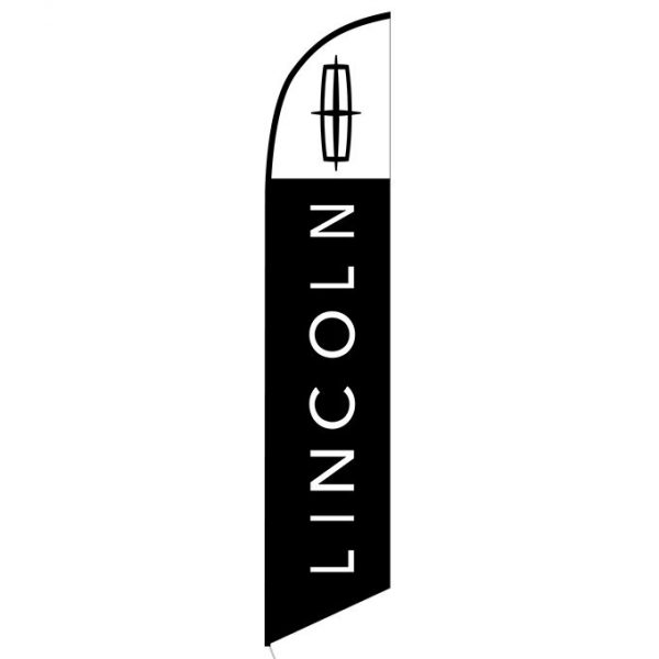 Lincoln feather flag